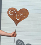 Heart Garden Stake or Wall Art