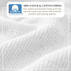 Georgiana Turkish Cotton Ribbed Bath Towel Set – 6 Piece