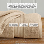 Chiara Collection 100% Cotton Premium Bath Towel Set
