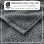 Georgiana Turkish Cotton Ribbed Bath Towel Set – 6 Piece