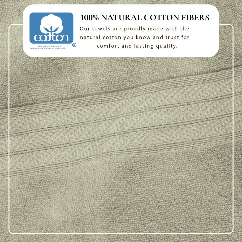 Chiara Collection 100% Cotton Premium Bath Towel Set