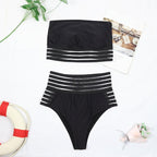 Women’s High-Waisted Push-Up Bikini Set