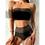 Women’s High-Waisted Push-Up Bikini Set