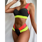 Women’s High-Waisted Push-Up Bikini Set