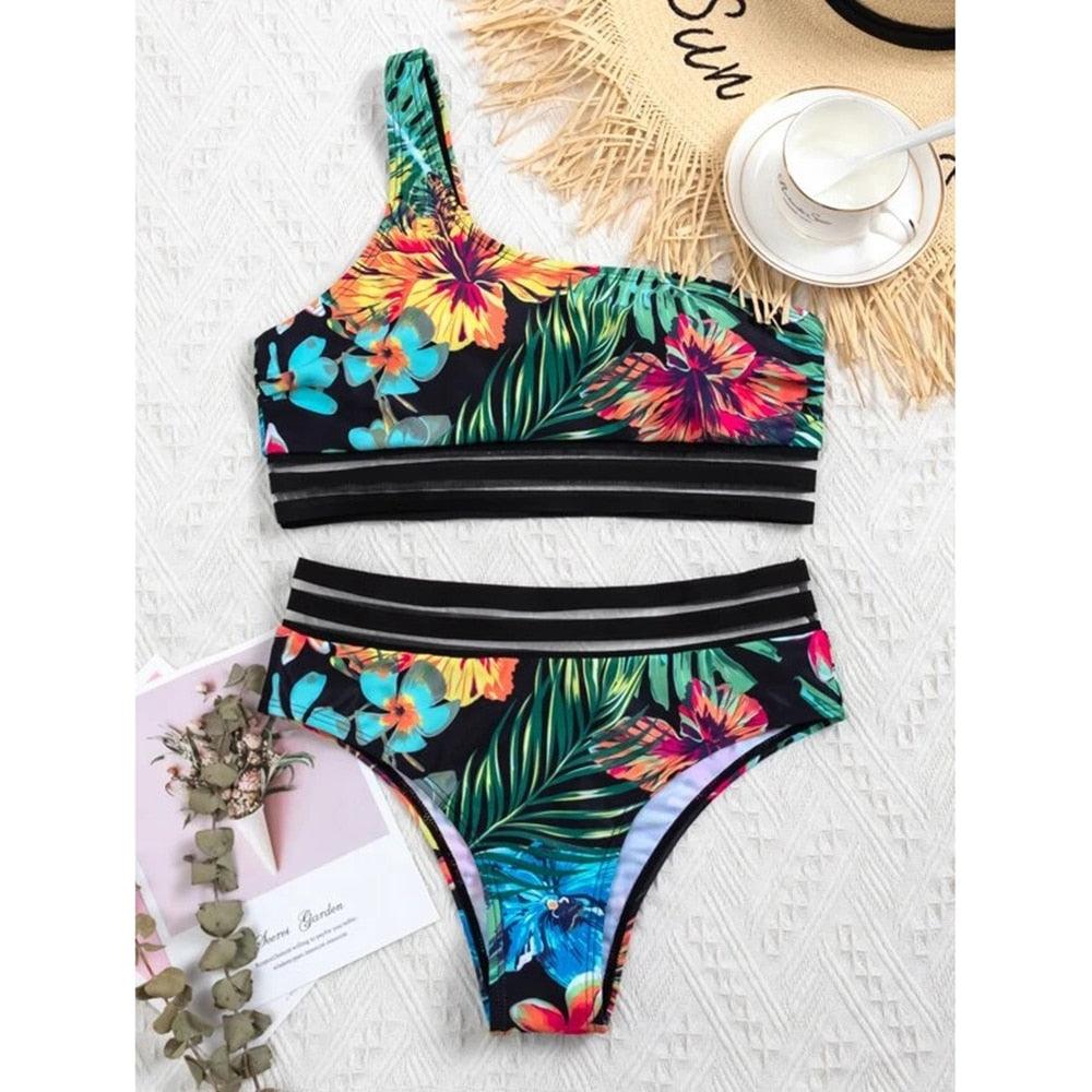 Women’s High-Waisted Push-Up Bikini Set