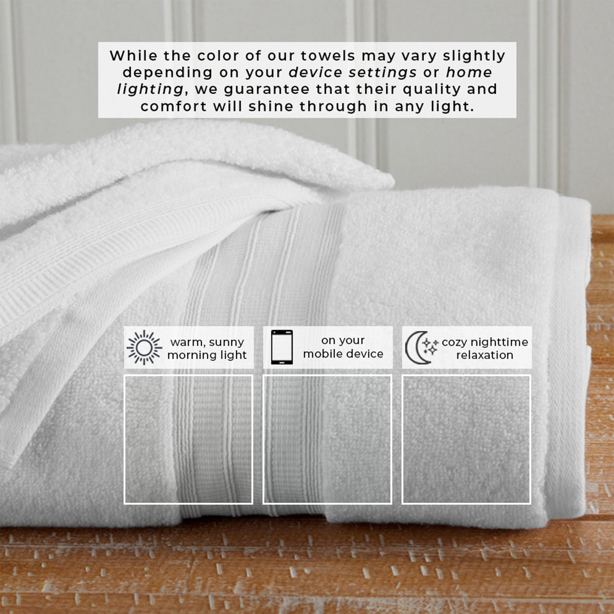 Chiara Collection 100% Cotton Premium Bath Towel Set