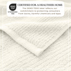 Georgiana Turkish Cotton Ribbed Bath Towel Set – 6 Piece