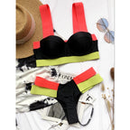 Women’s High-Waisted Push-Up Bikini Set