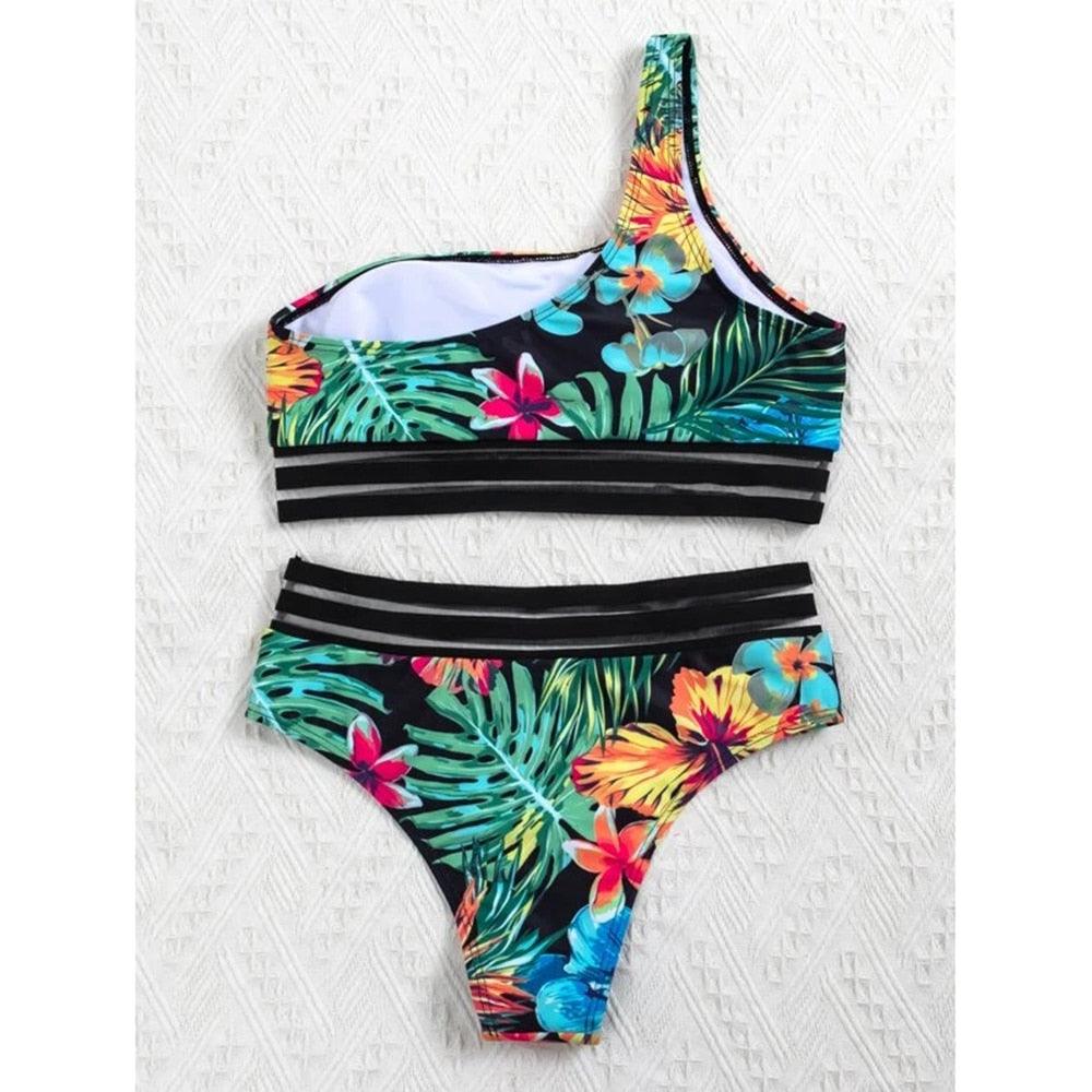 Women’s High-Waisted Push-Up Bikini Set
