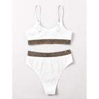 Women’s High-Waisted Push-Up Bikini Set