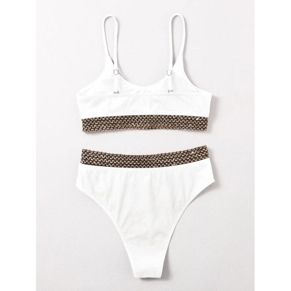 Women’s High-Waisted Push-Up Bikini Set
