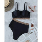 Women’s High-Waisted Push-Up Bikini Set