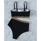 Women’s High-Waisted Push-Up Bikini Set