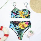 Women’s High-Waisted Push-Up Bikini Set