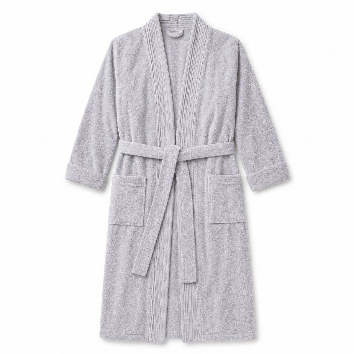 Turkish Cotton Terry Cloth Pleated Bathrobe