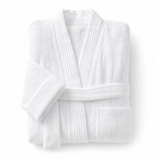 Turkish Cotton Terry Cloth Pleated Bathrobe