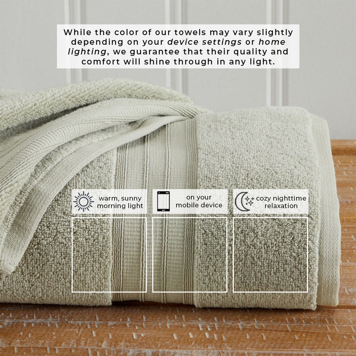 Chiara Collection 100% Cotton Premium Bath Towel Set