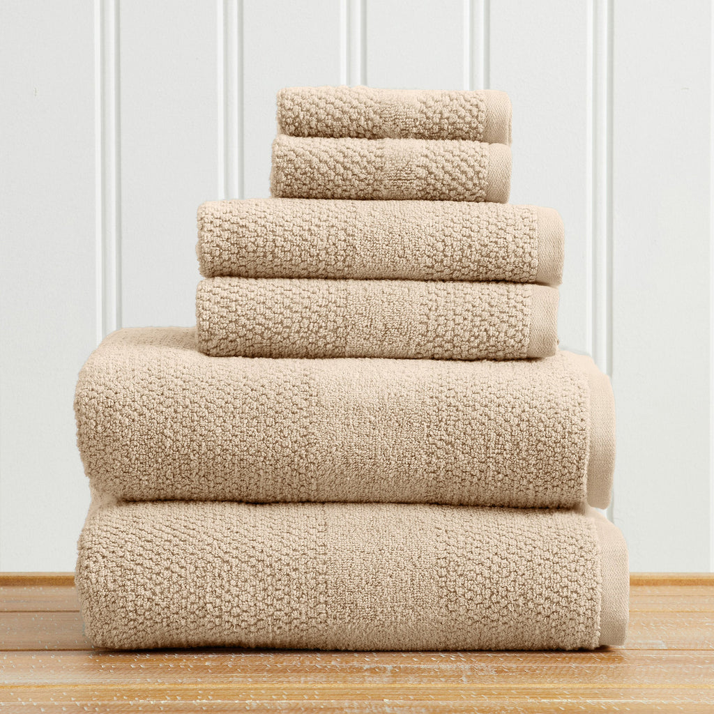 100% Cotton Woven Bath Towel Set Marbella