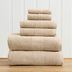 100% Cotton Woven Bath Towel Set Marbella