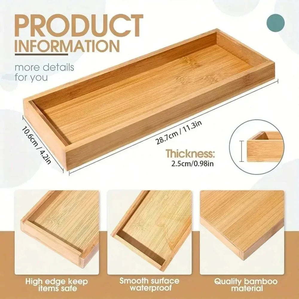 Serving Tray - Organizer White Bathroom