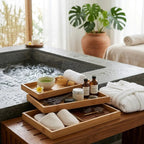 Serving Tray - Organizer White Bathroom