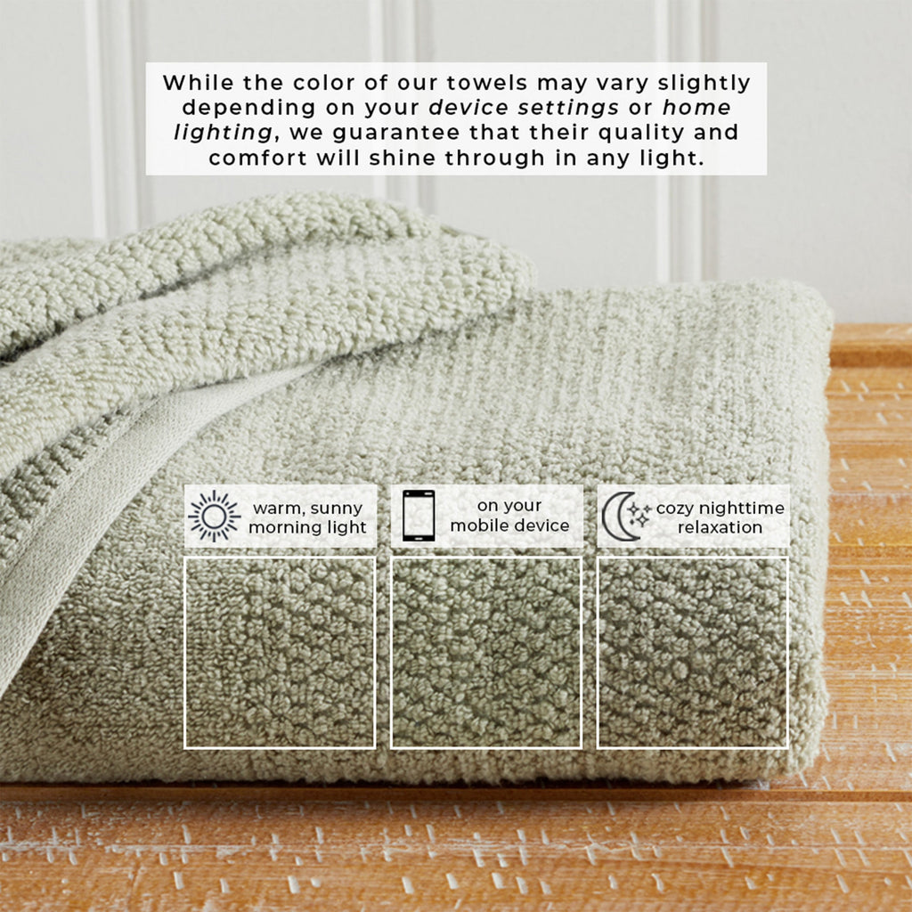 100% Cotton Woven Bath Towel Set Marbella