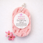 Goat Milk Soap Infused Sponge - Sweet Grace Type Scent | Lasts up to 6 weeks
