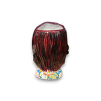 Talavera Sunflower Skull Planter | Handmade Day of the Dead Pot
