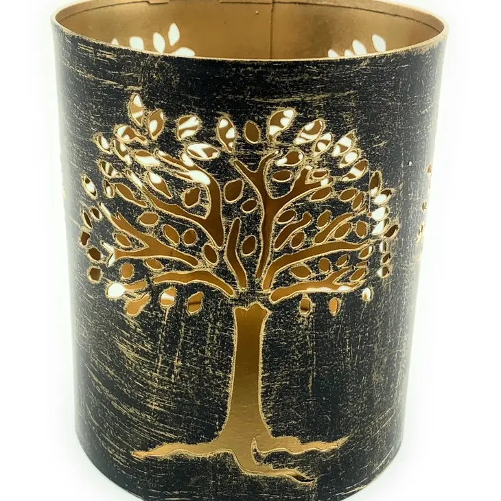 Tree Cutout Votive Candle Holde