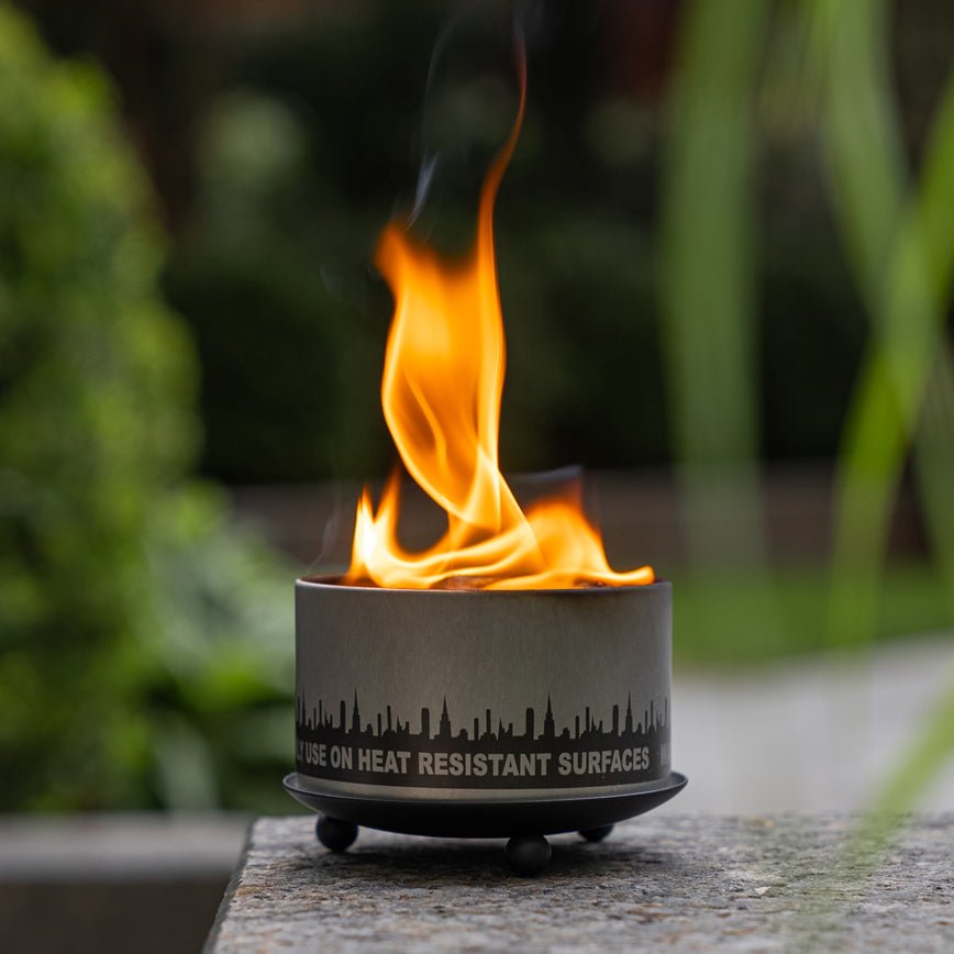 Black Wrought Iron Trivet & Candle Holder