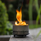 Black Wrought Iron Trivet & Candle Holder