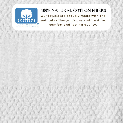 100% Cotton Woven Bath Towel Set Marbella