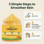 AMVital Turmeric Body Scrub – Exfoliating & Brightening Body Polish