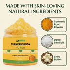 AMVital Turmeric Body Scrub – Exfoliating & Brightening Body Polish