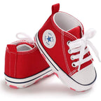 Baby Boys’ Denim High-Top Sneakers – 3–18 Months