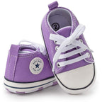 Baby Boys’ Denim High-Top Sneakers – 3–18 Months