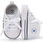 Baby Boys’ Denim High-Top Sneakers – 3–18 Months