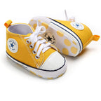 Baby Boys’ Denim High-Top Sneakers – 3–18 Months