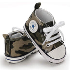 Baby Boys’ Denim High-Top Sneakers – 3–18 Months