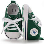 Baby Boys’ Denim High-Top Sneakers – 3–18 Months