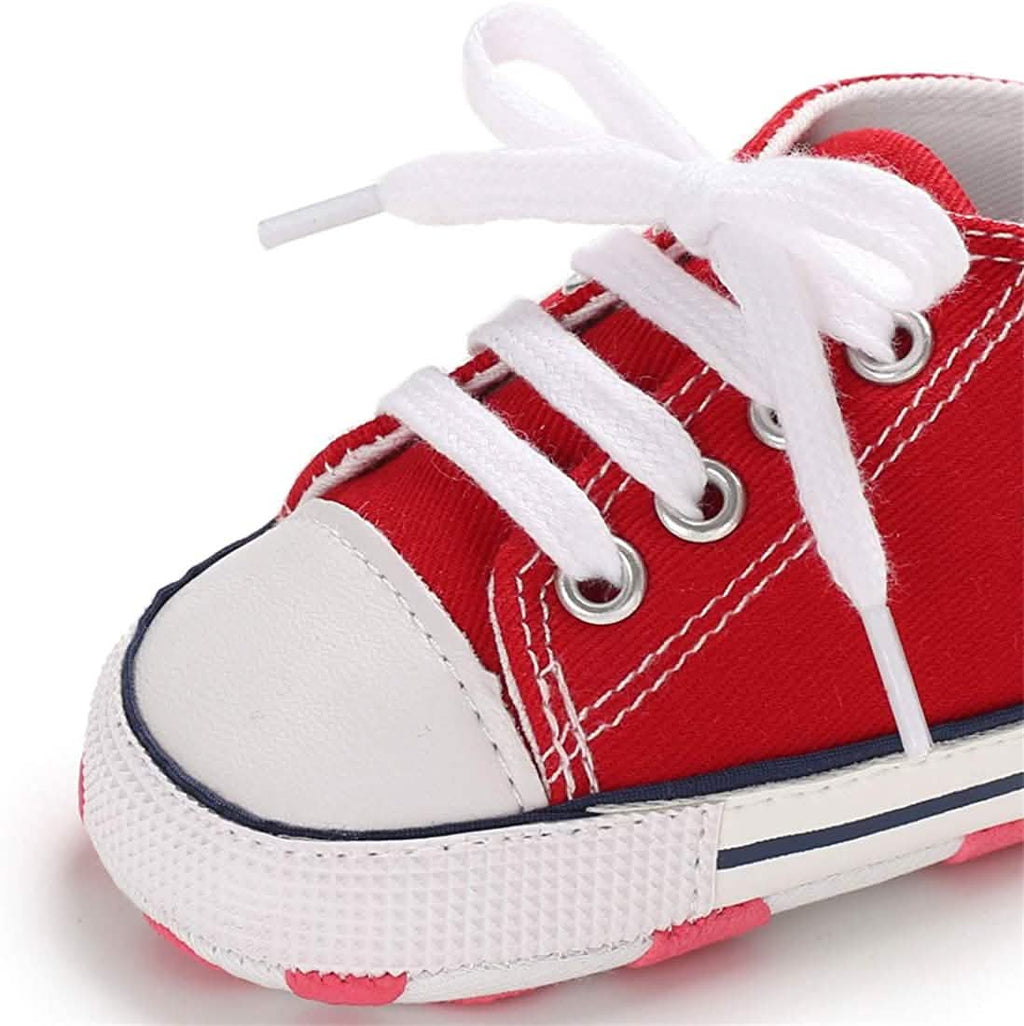 Baby Boys’ Denim High-Top Sneakers – 3–18 Months