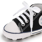 Baby Boys’ Denim High-Top Sneakers – 3–18 Months