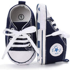 Baby Boys’ Denim High-Top Sneakers – 3–18 Months