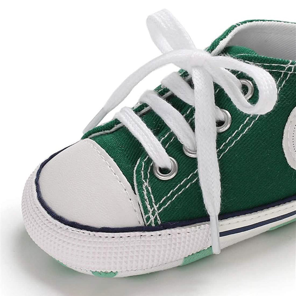 Baby Boys’ Denim High-Top Sneakers – 3–18 Months