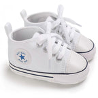 Baby Boys’ Denim High-Top Sneakers – 3–18 Months