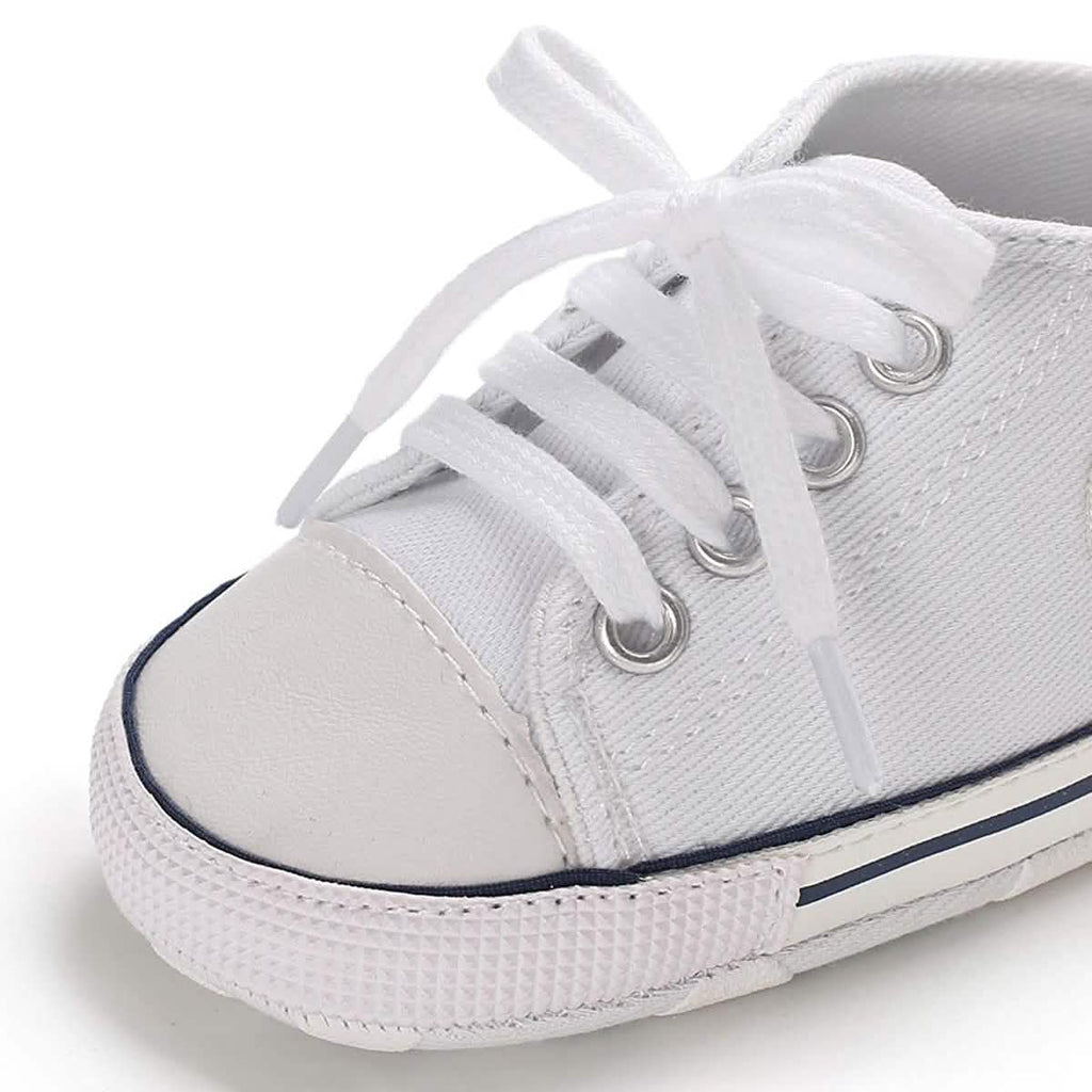 Baby Boys’ Denim High-Top Sneakers – 3–18 Months