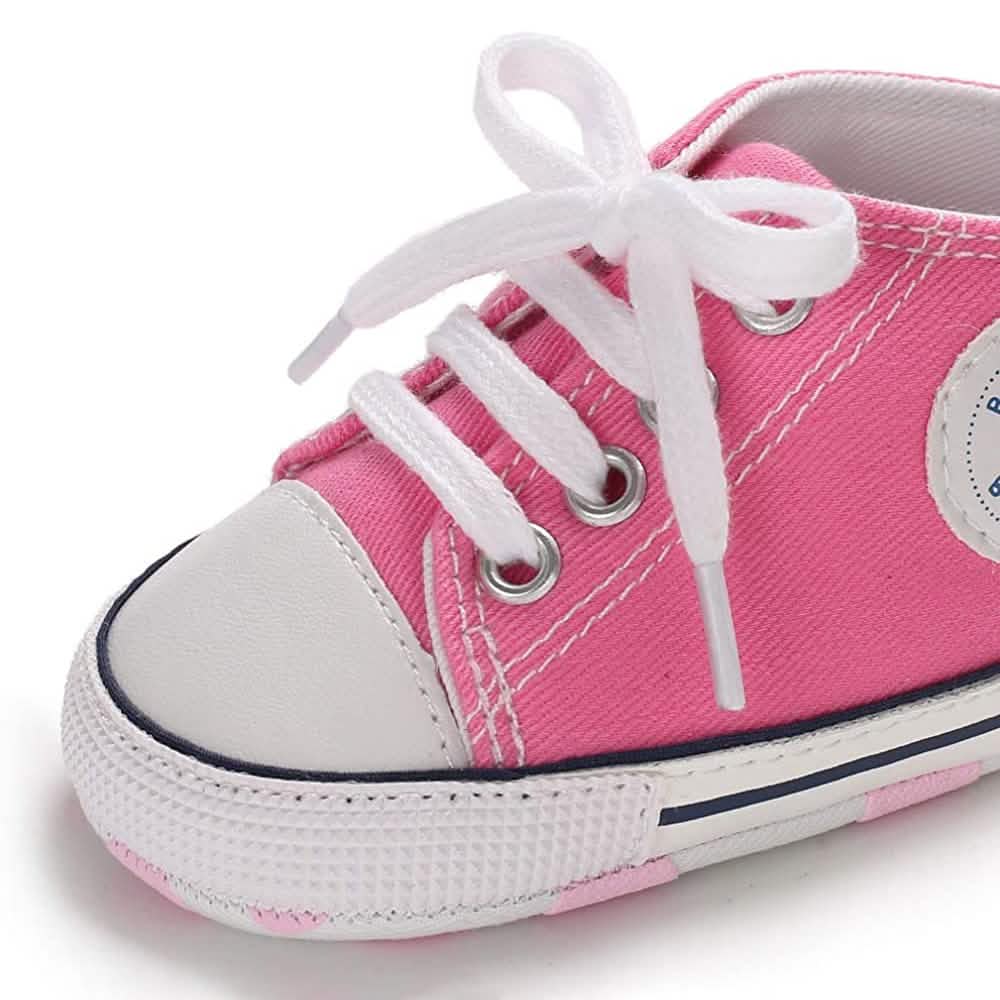 Baby Boys’ Denim High-Top Sneakers – 3–18 Months