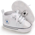 Baby Boys’ Denim High-Top Sneakers – 3–18 Months