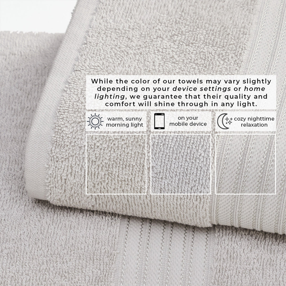 Cotton Terry Bath Towel Set - Cooper Collection