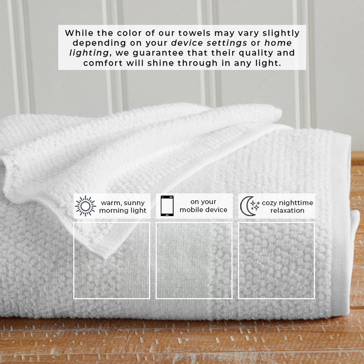 100% Cotton Woven Bath Towel Set Marbella